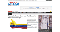 Desktop Screenshot of diariomiami.com